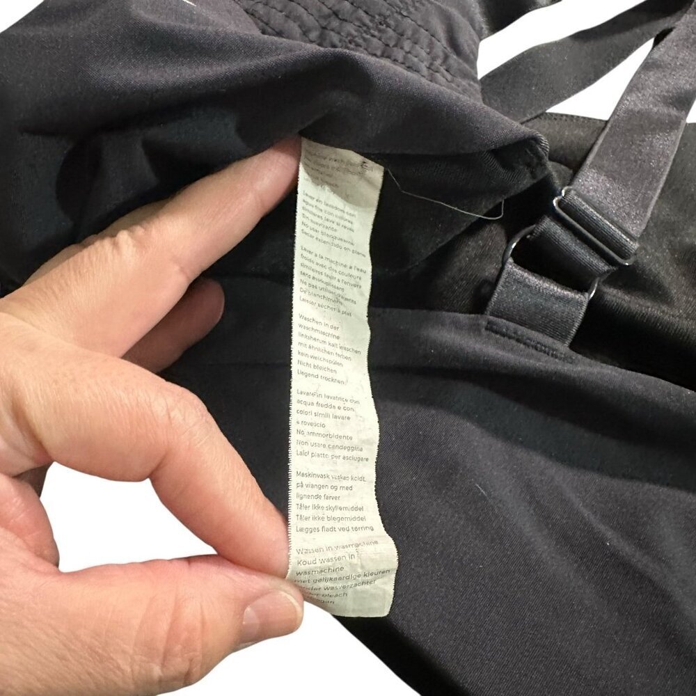 Fabletics Ines Low Impact Sports Bra Black Wireless Front Closure Adjustable XXL - Picture 6 of 8